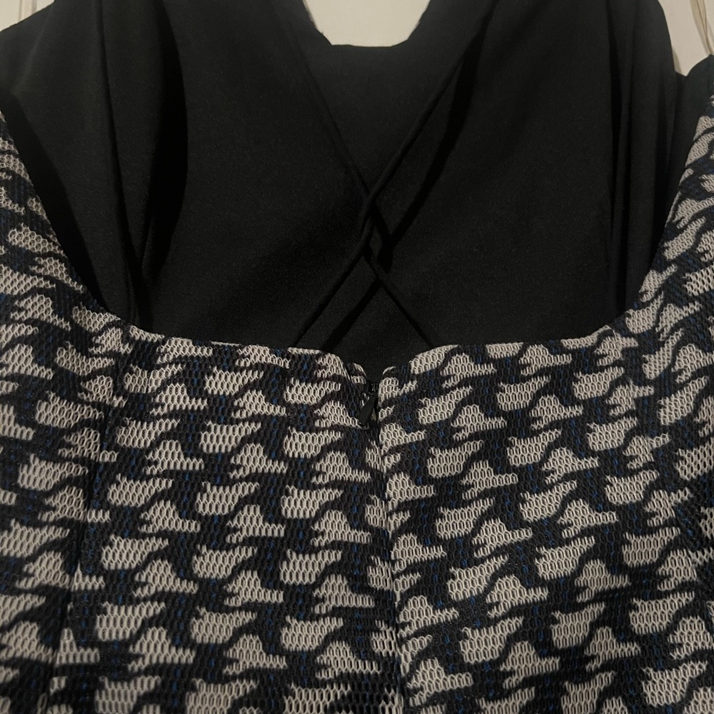 Houndstooth Pattern Mini Dress - image 4